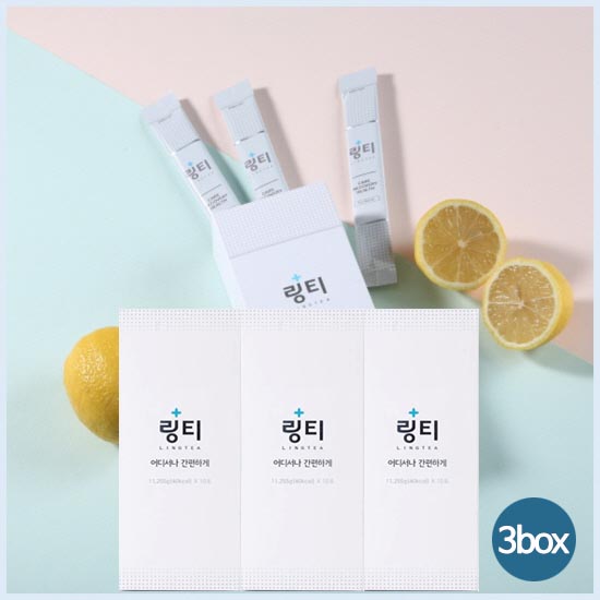 피곤하지 않을 권리 링거워터 링티 레몬맛 (11.255g x 10포) x 3박스