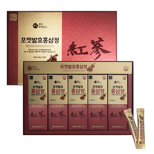 햇터브레인TV 포켓발효홍삼정 스틱 10ml x 30포