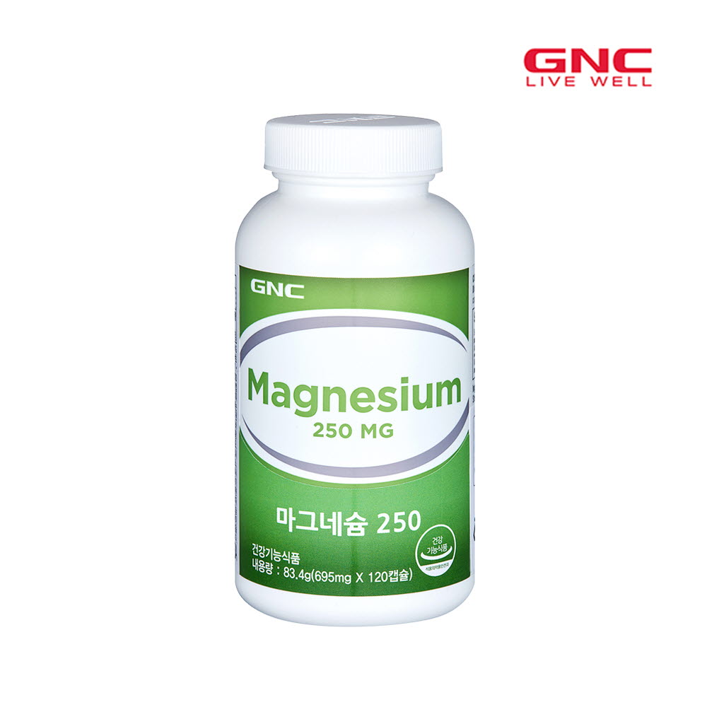 GNC 마그네슘250(120캡슐 120일분)