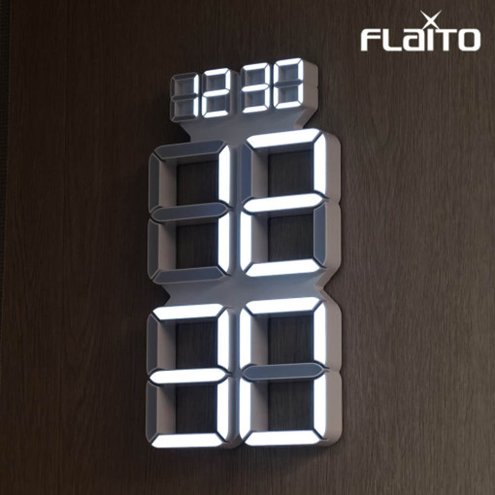플라이토 버터 3D LED 인테리어 벽시계
