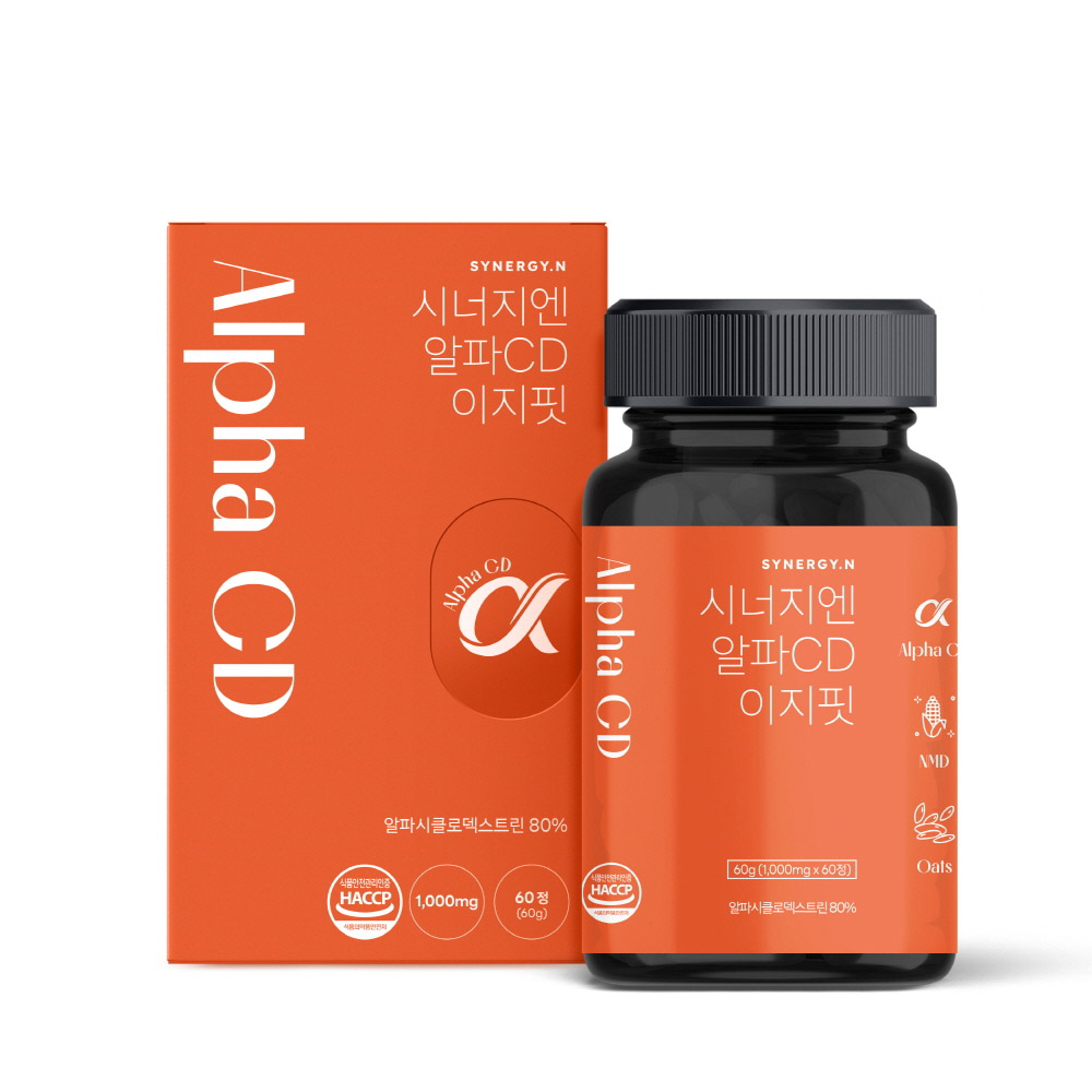 시너지엔 알파CD 이지핏 1,000mg x60정