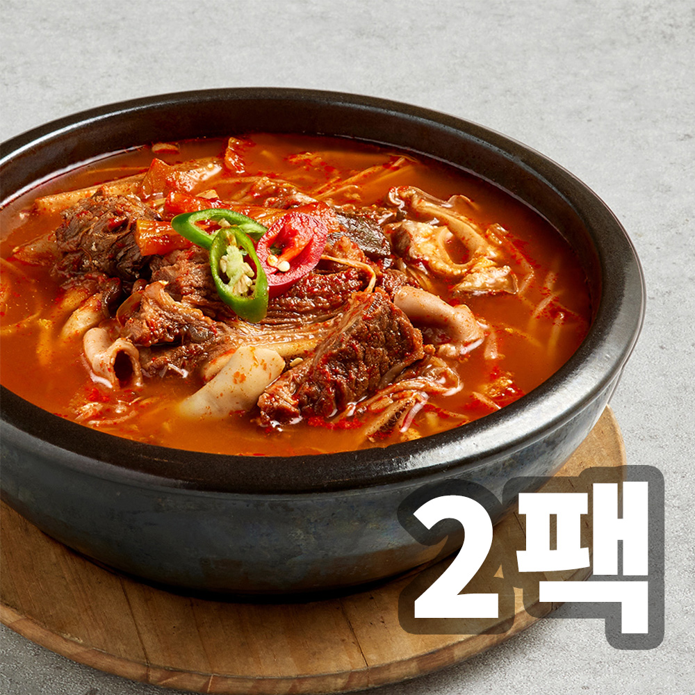 삼원가든 육개장갈비탕 1.5kg*2팩