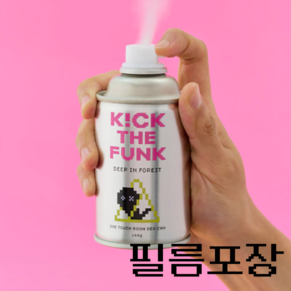 킥더펑크 원터치 룸 데오 캔 탈취제 딥인포레스트 (수축필름 ver)