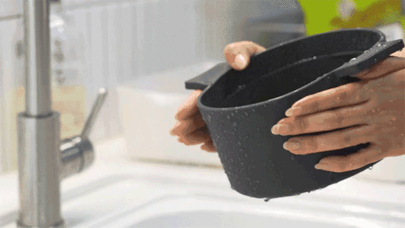 실리쿤 ALL PORT 친환경 만능 인덕션 냄비 20cm (카키그린 2.2L ) 상세 29