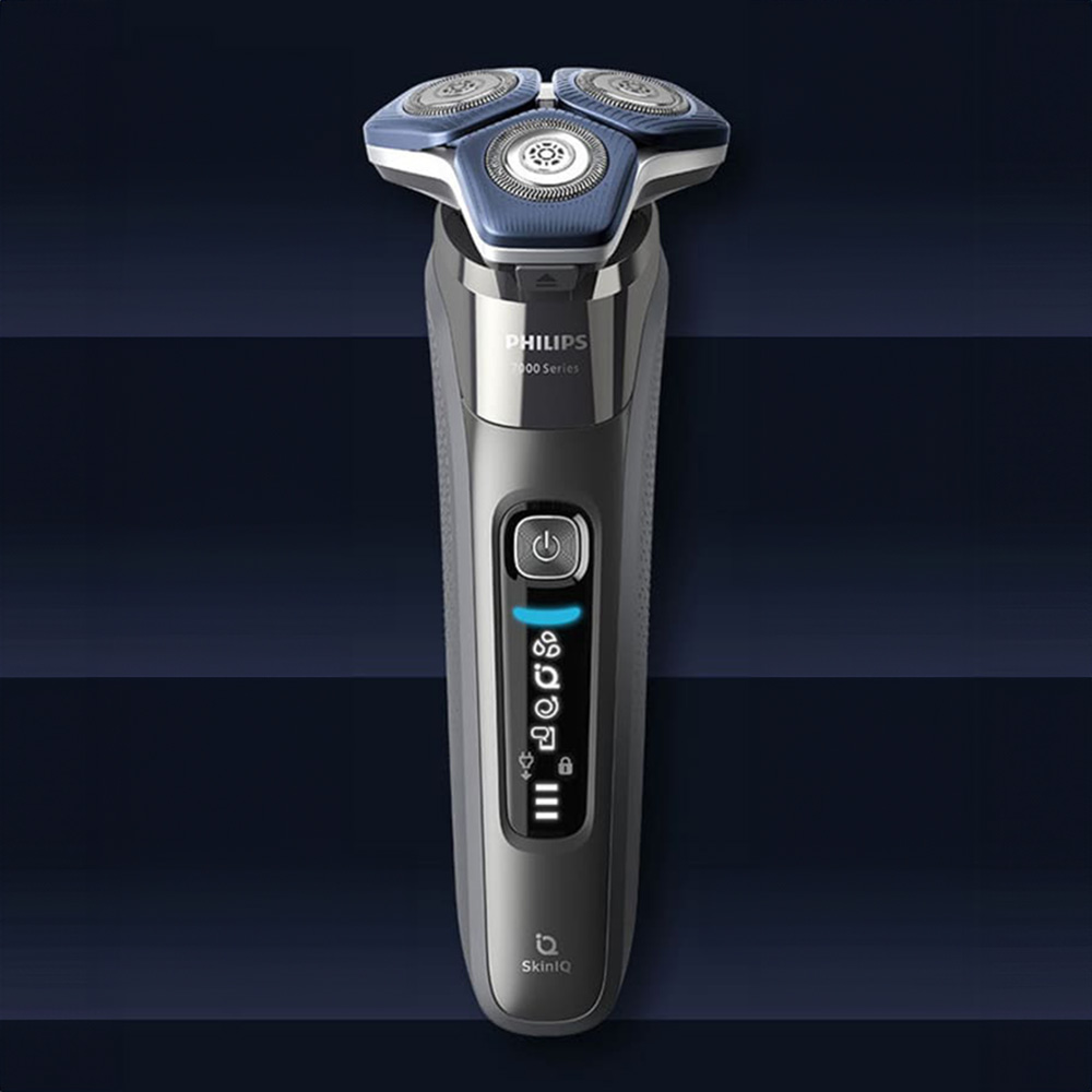 필립스 SkinIQ 7000 시리즈 전기면도기 다크 크롬 S7887/72