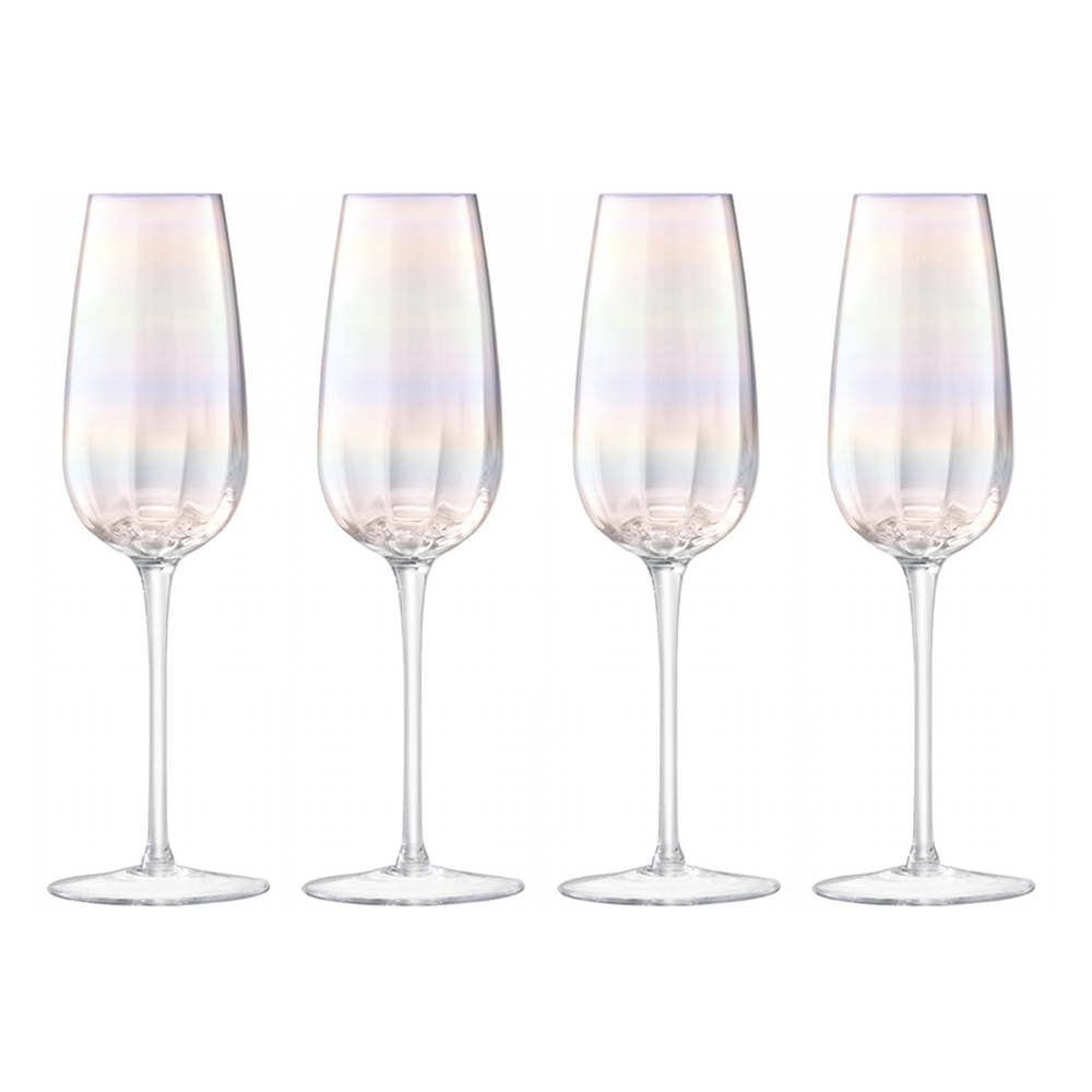 [수입주방]LSA 펄 진주 플룻 샴페인잔 4p 세트 250ml