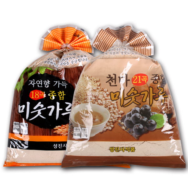 자연향가득 천마 21곡 종합 미숫가루 1kg+18곡 종합미숫가루 1kg