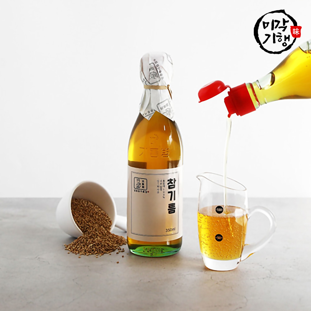 [미각기행] 저온압착 맑고 고소한 참기름 700ml(350ml+350ml)