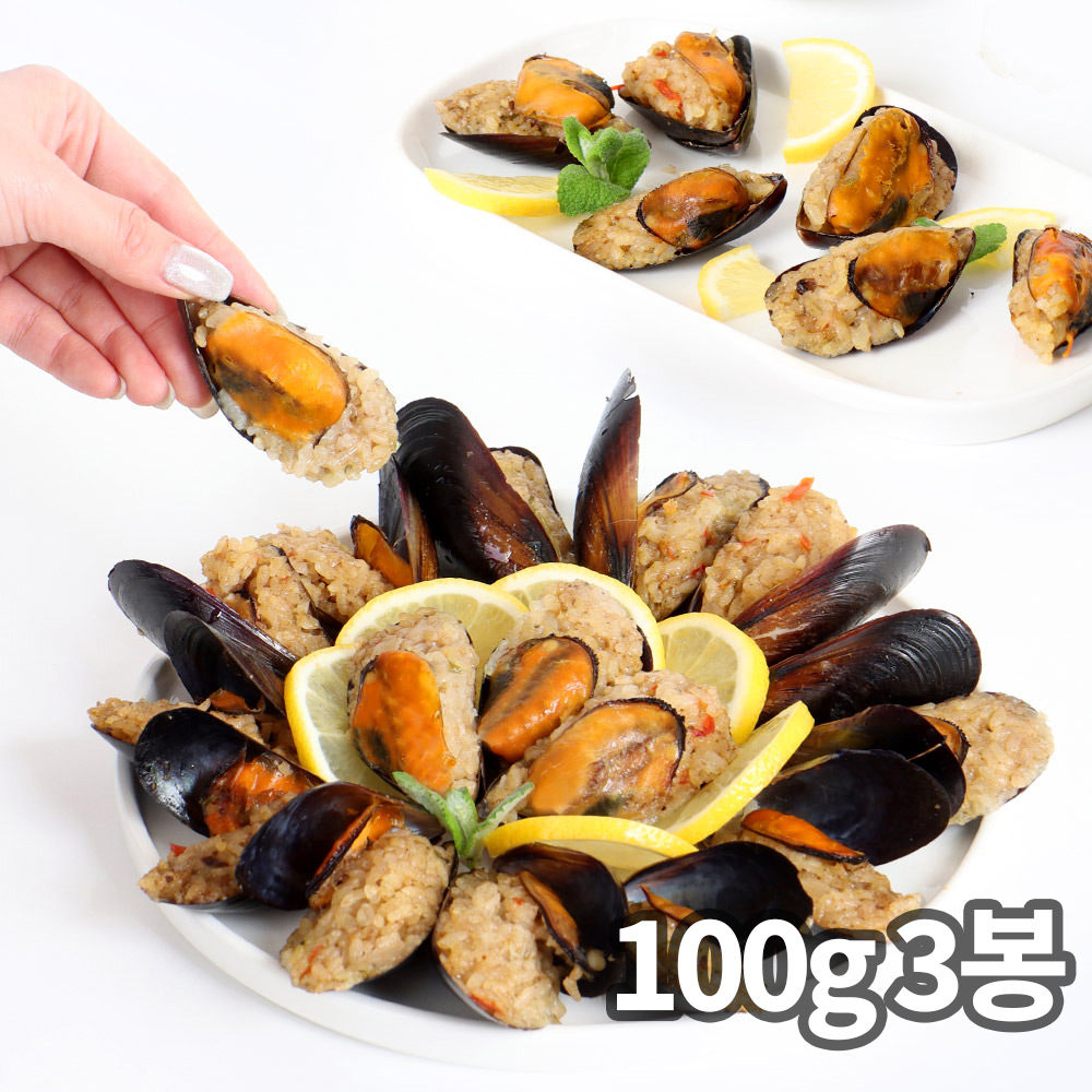 노포식당연구소 튀르기예 미디예돌마 홍합밥 100g X 3봉