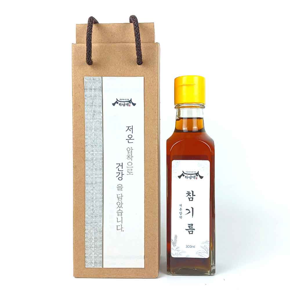 [선물세트] 하남댁 저온압착 참기름 1병