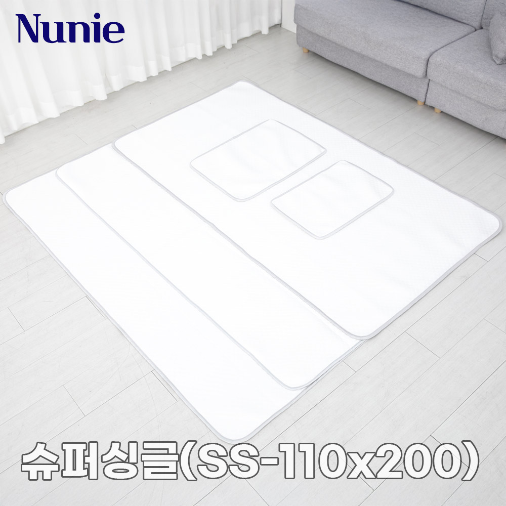 누니에 프리미엄 Qmax 크리스탈 냉감패드 슈퍼싱글(SS-110x200)
