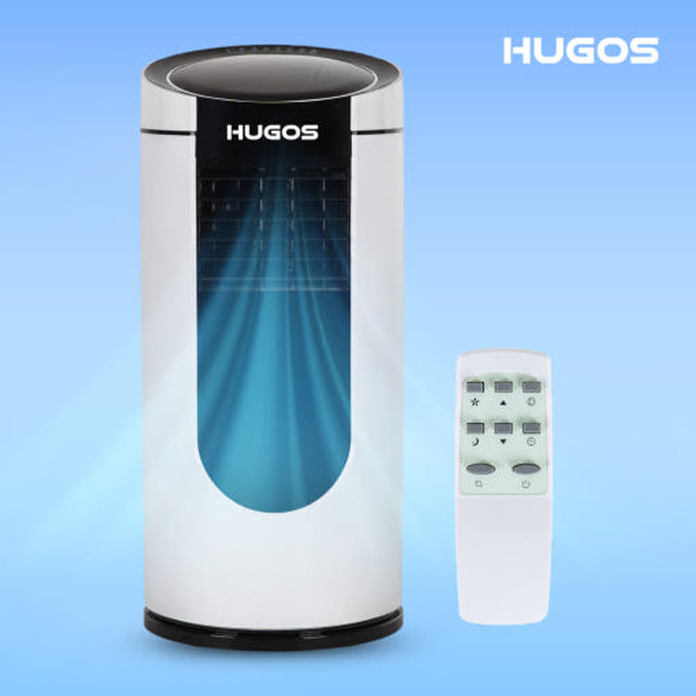 [시즌오프기간한정특가]휴고스 스탠드형 냉방 수냉식 냉방에어컨 (리모컨조절/저소음/고효율) - 기본설치필요
