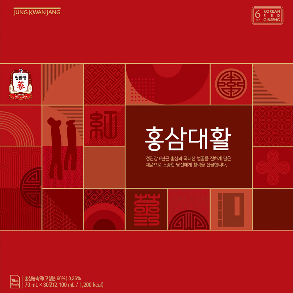 [정관장] 홍삼대활 70ml*30포