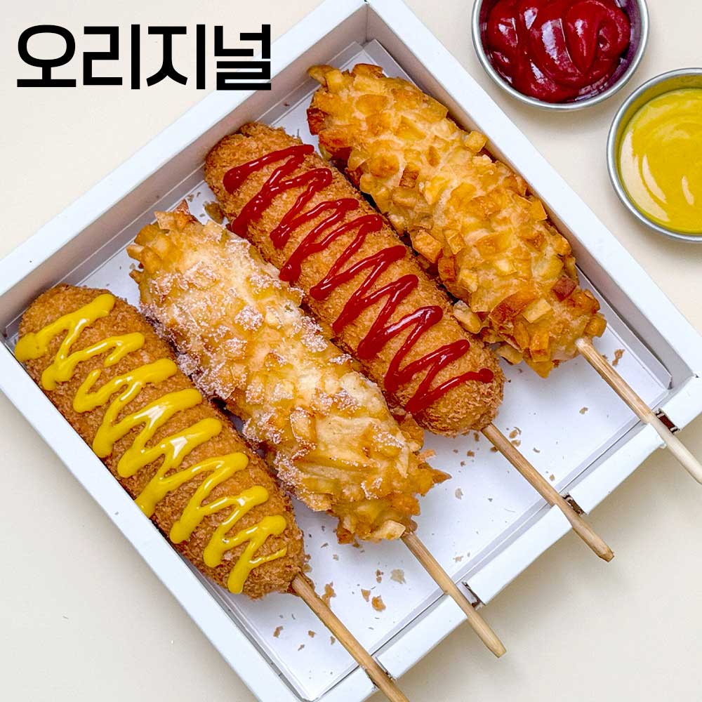 40년전통 리만월 수제 오리지날핫도그(130gx3개) 1팩