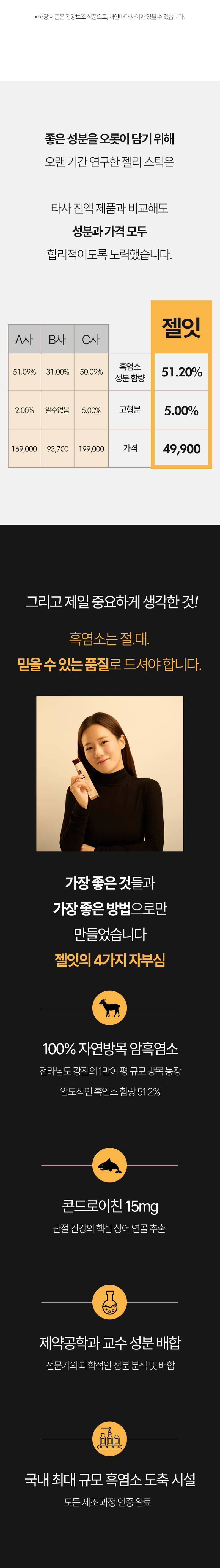[유통기한할인] [젤잇] 흑염소 스틱 젤리 15g x 31포/유통기한:27.06.01까지 상세 33