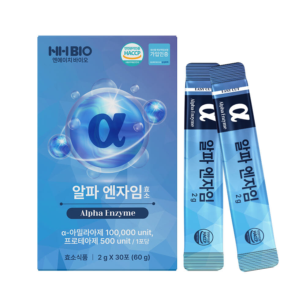 엔에이치바이오 알파CD 엔자임 효소 2g x 30포