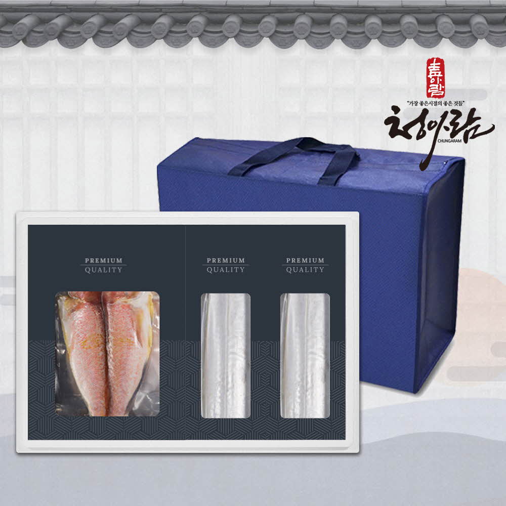 [청아람] 제주도 갈치+옥돔 특선 혼합세트 2호/대갈치 2미 650g+옥돔 3미 600g