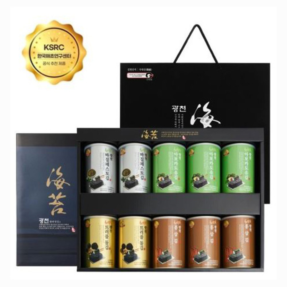 해달음 광천 명품김 10캔