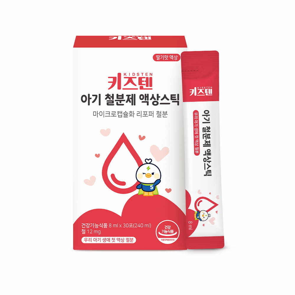 [키즈텐] 아기 철분제 액상스틱 30입 X 2EA