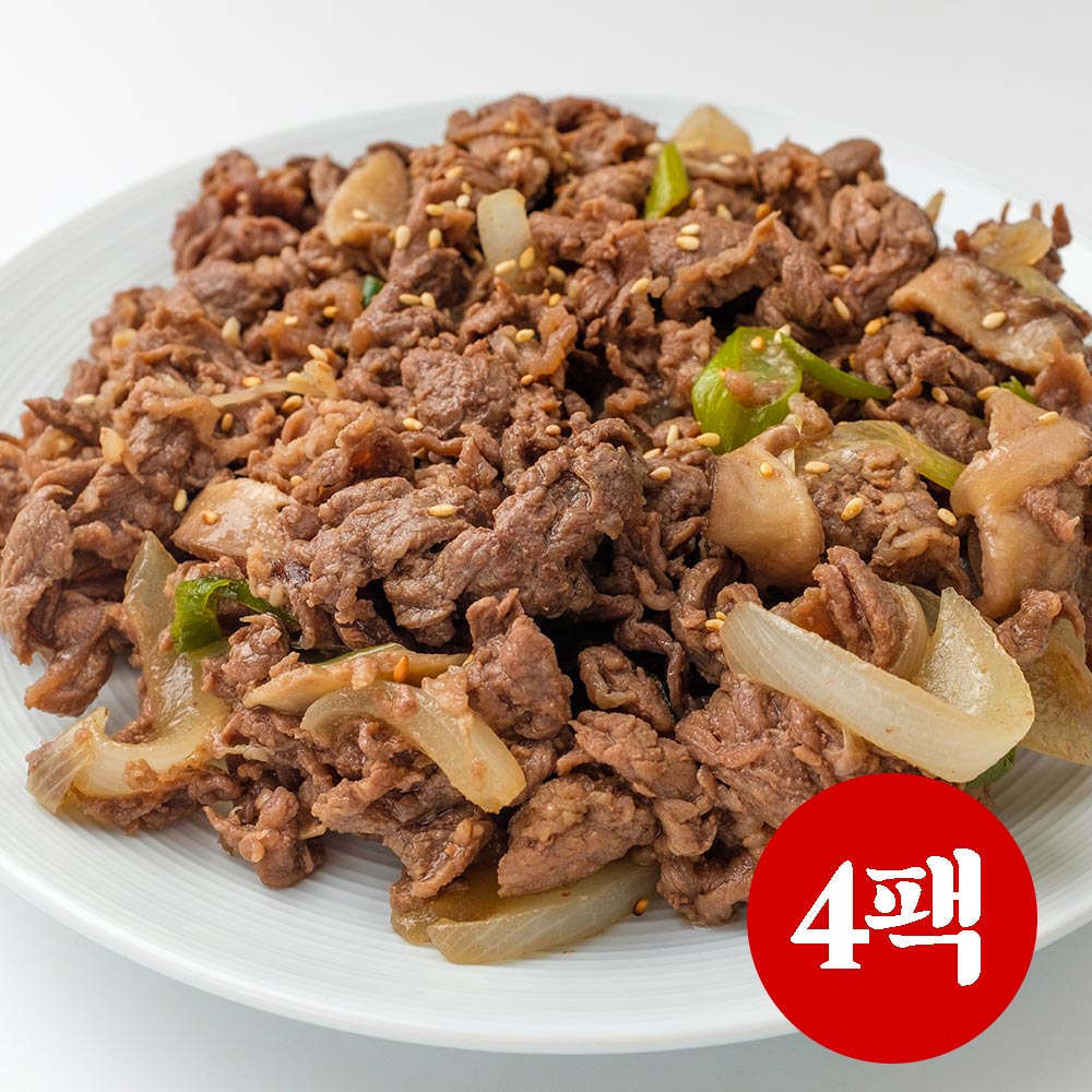 제주 청정 명품 흑돼지 불고기 400g 4팩