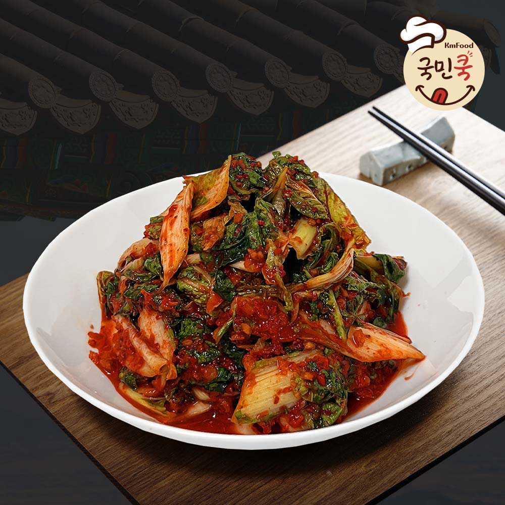 국민쿡 반찬 남도일품 얼갈이겉절이김치 2kg
