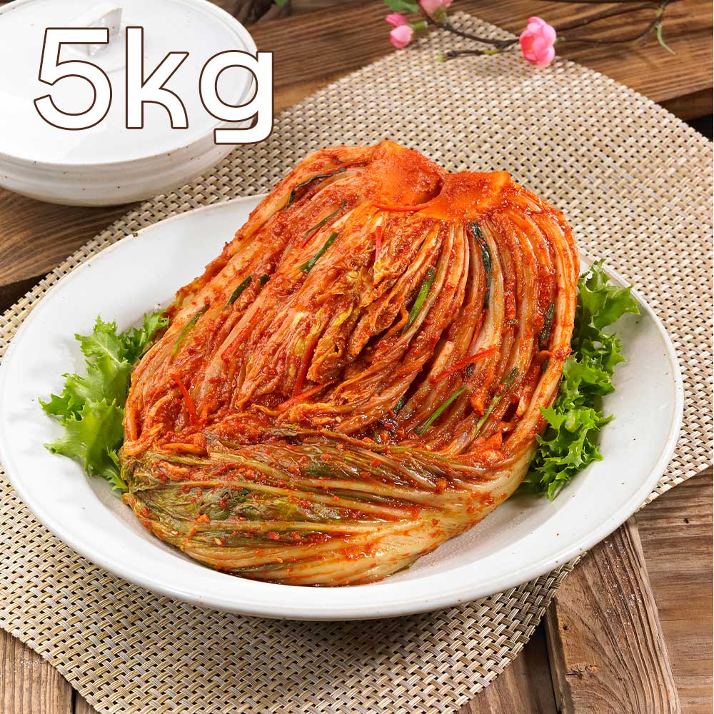 [집밥먹자] 국내산 재료로 만든 배추김치 5Kg