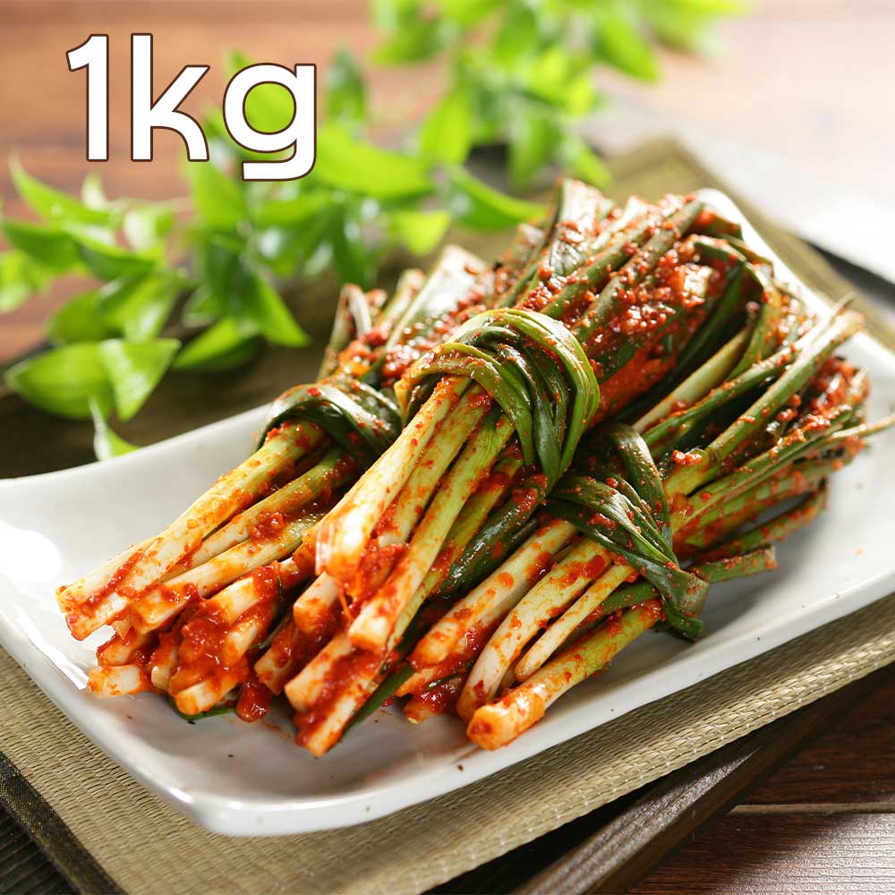 [집밥먹자] 국내산 재료로 만든 파김치 1Kg
