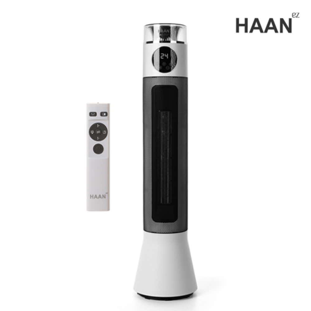 [한경희] 무드등 초저소음 그래핀 PTC 타워형 리모컨 온풍기 HAAN-P10000