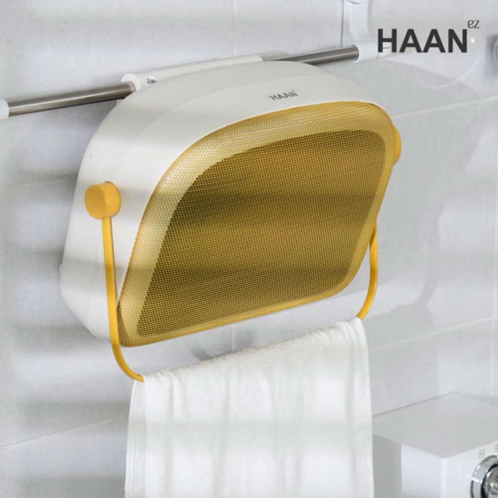[한경희] 초저소음 강력난방 PTC 욕실난방기 전기 온풍기 HAAN-4000TM-A (옐로우)