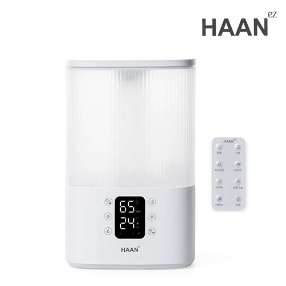 [한경희] 대용량 4L 자동습도조절 무드등 UV 리모컨 복합식 가습기 HAAN-HD1100P