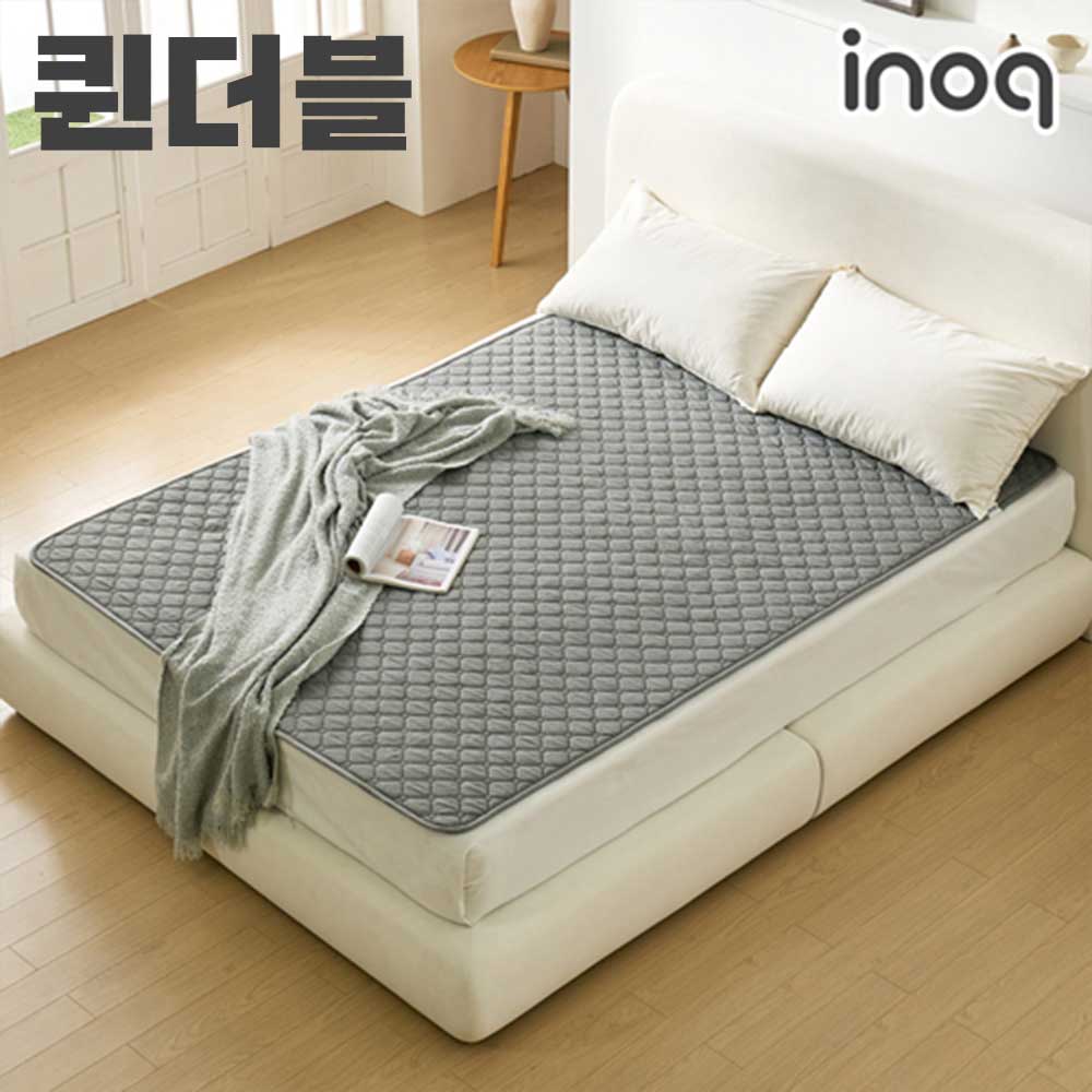 [이노크아든] 인공지능 인체감지 EMF 인체감지 전기요 딥그레이_퀸더블