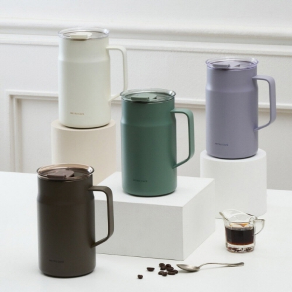 락앤락 메트로카페 세라믹 머그컵 600ml 4컬러 택1