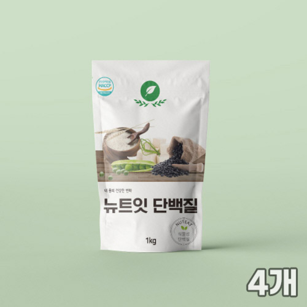 뉴트잇 건강한 단백질 보충제 파우더 쉐이크 1kg 4개