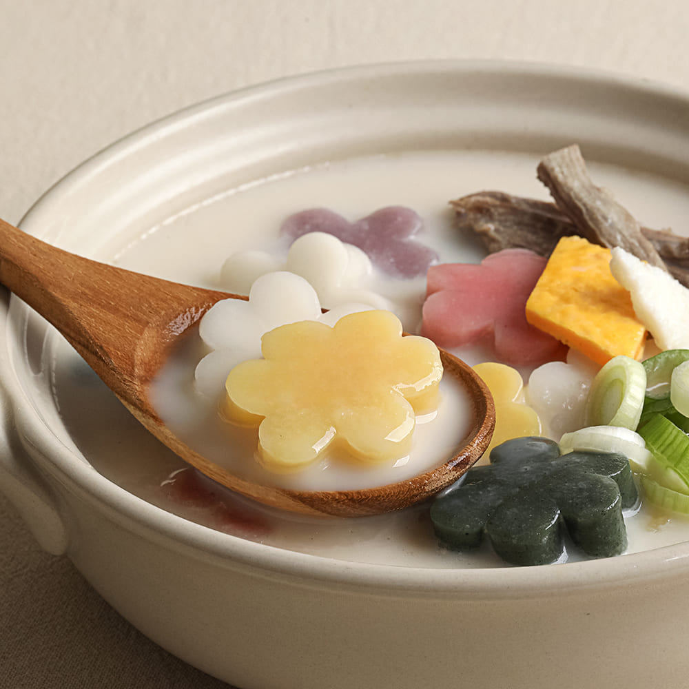 [연말연시특가][리타방앗간] 오색떡국떡 500g*2봉 + 육수대장6봉