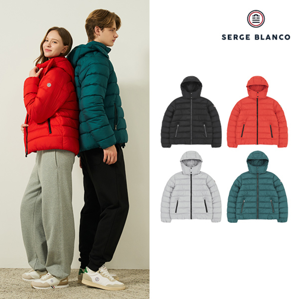 [세르즈블랑코] 25FW 경량 점퍼 유니 4컬러 택 1