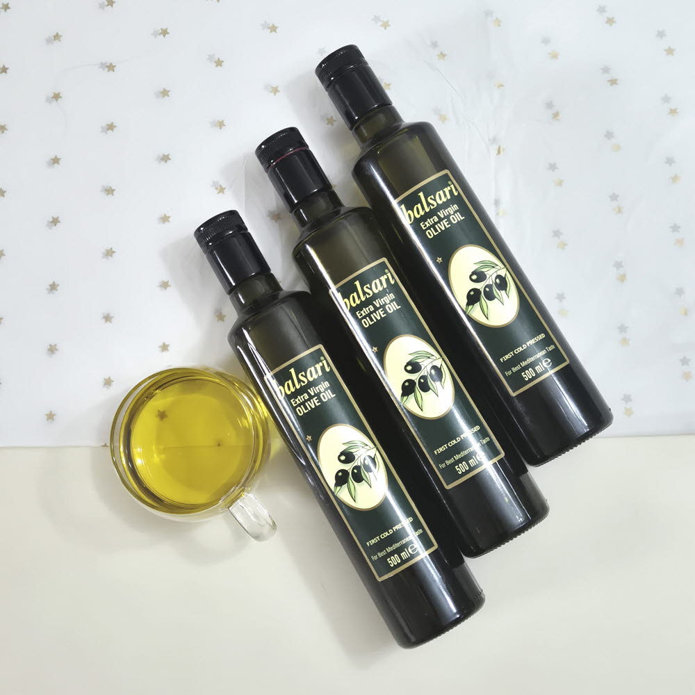 유기농 balsari 엑스트라버진 올리브유 500ml 올리브오일 X 3병 (쇼핑백포함)
