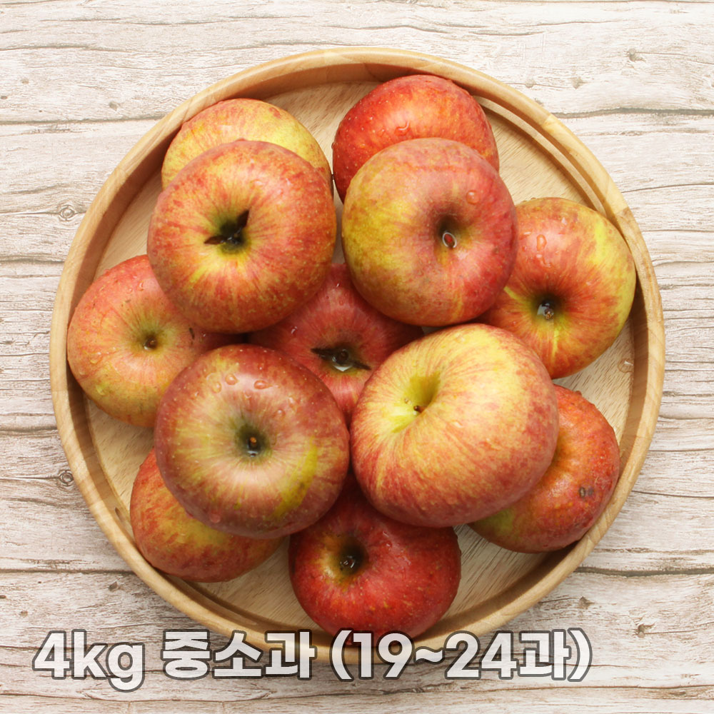 달옥농산 부사(가정용) 사과 4kg 중소과 (19~24과)
