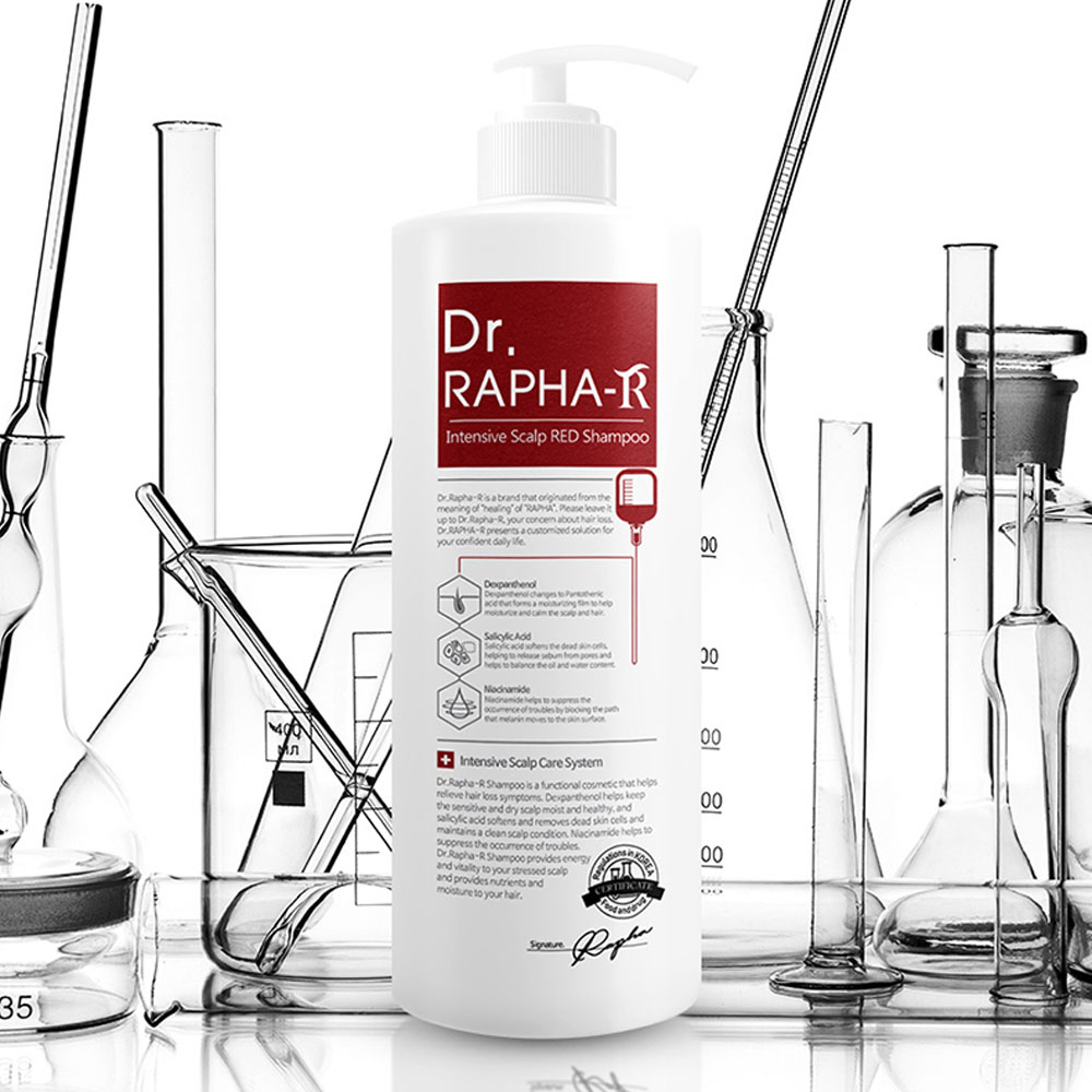 [닥터라파알] 레드 탈모 샴푸 1L 부드러운 모발