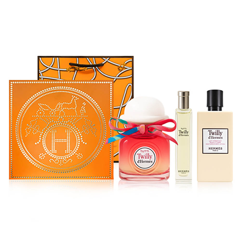 [에르메스] 튜티 트륄리 데르메스 오드 퍼퓸 스페셜 세트(쇼핑백 포함)
