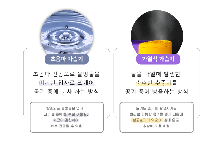 데코아르 멜로우 비비드 가열식 가습기 2L+전용거치 테이블 풀세트 상세 17
