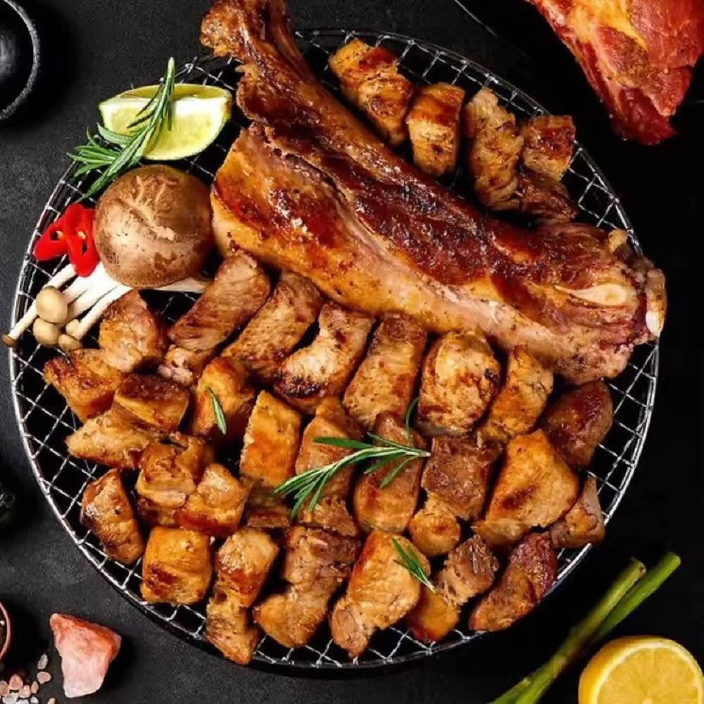 1등급 한돈 우대갈비 숙성 통바베큐 1kg