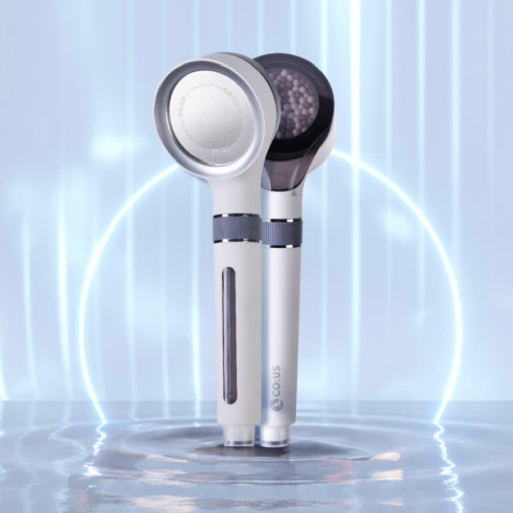 코어스 세라믹 복합 5중 필터 수압 조절 샤워기
