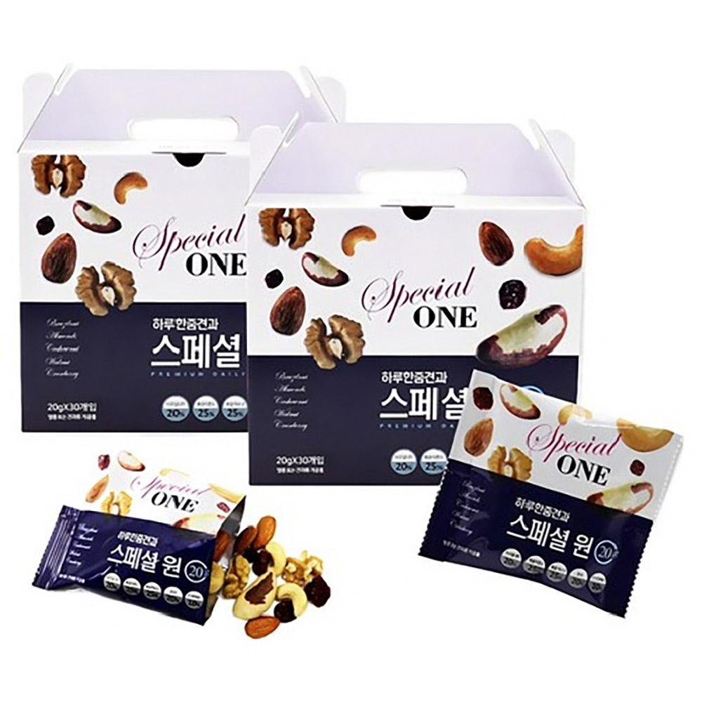 너츠브라더 스페셜원 하루한줌견과 30입 세트