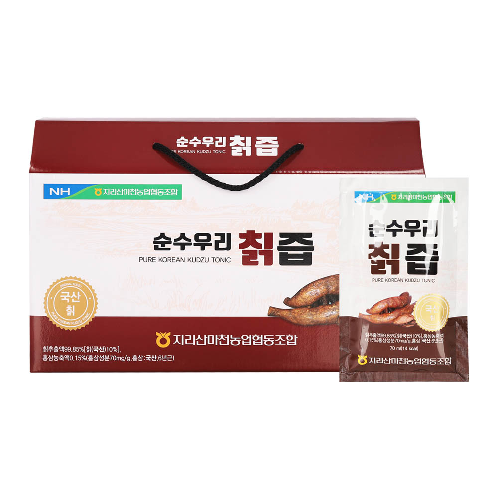 [유통기한할인] [지리산마천농협] 순수우리칡즙 (70ml*30포)/유통기한: 26.03.24까지