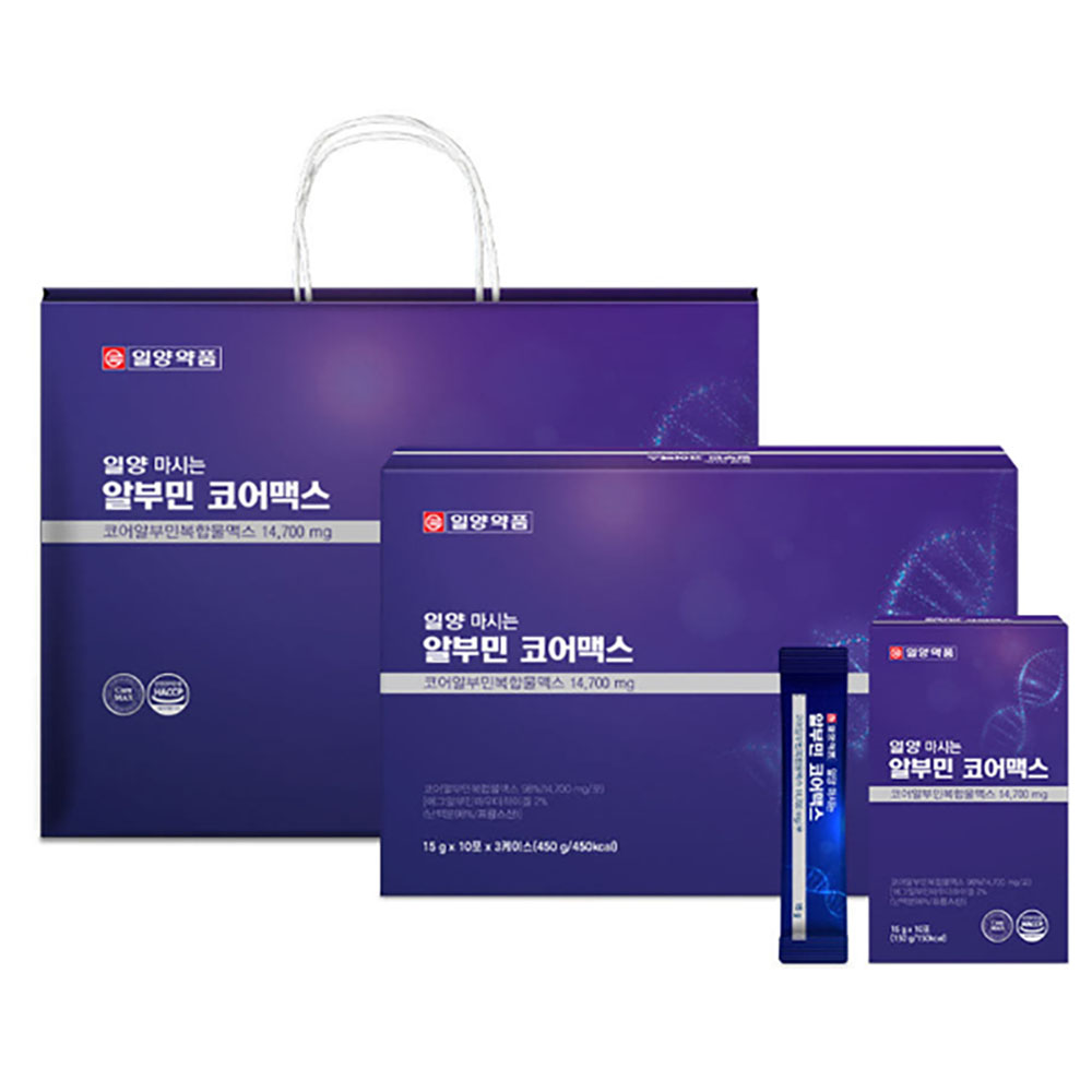 [일양약품] 일양 마시는 알부민 코어맥스 15g x 30포 (쇼핑백 포함)