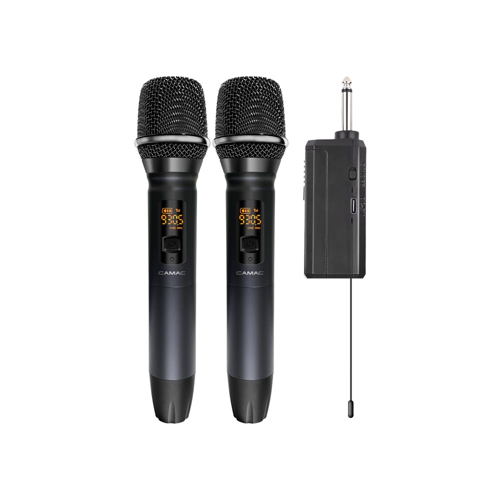 2채널 무선마이크 CMK-215 앰프용 행사용 강의용 간편한 수신기