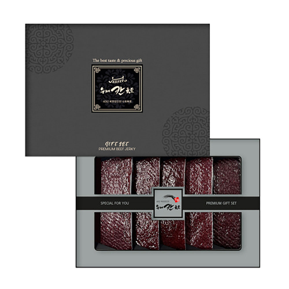 [칸] 수제 소고기육포 선물세트 더소프트 300g