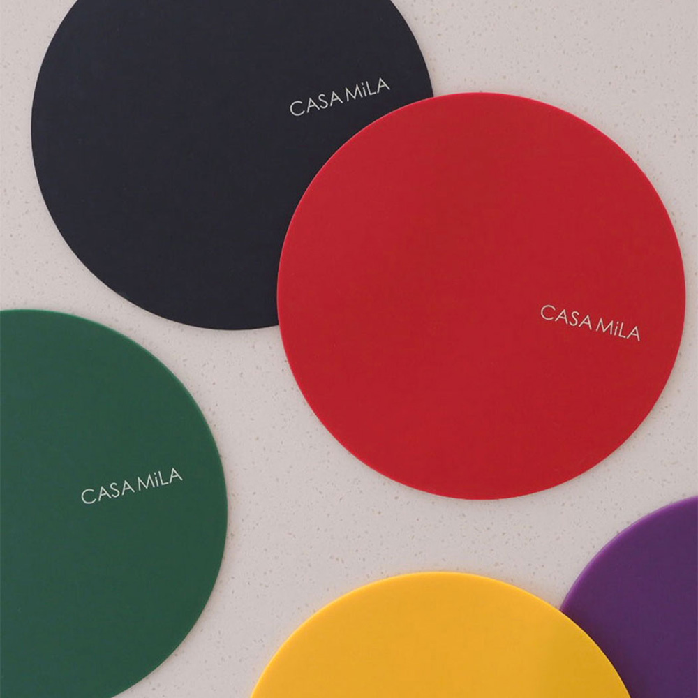 까사밀라 비비드 원형 인덕션 매트 대