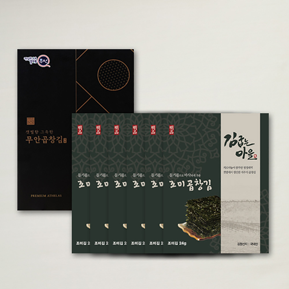 [브라이트데이] 김굽는마을 조미곱창김 선물세트(24g x 6봉) dp_gm_A05