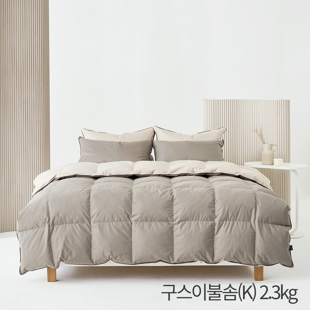 (홈쇼핑히트상품) [라뽐므] 강추위용 오폴레 40수 코튼 구스이불솜(K) 2.3kg